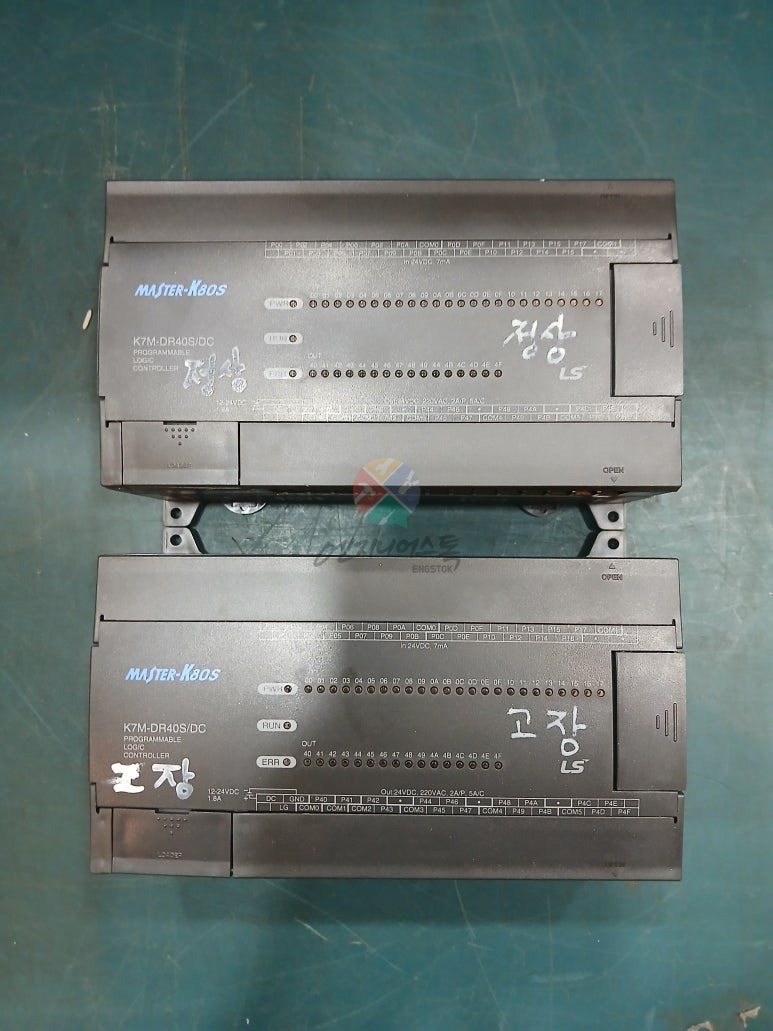 실제 수리 사례의 LS · K7M-DR40S/DC PLC